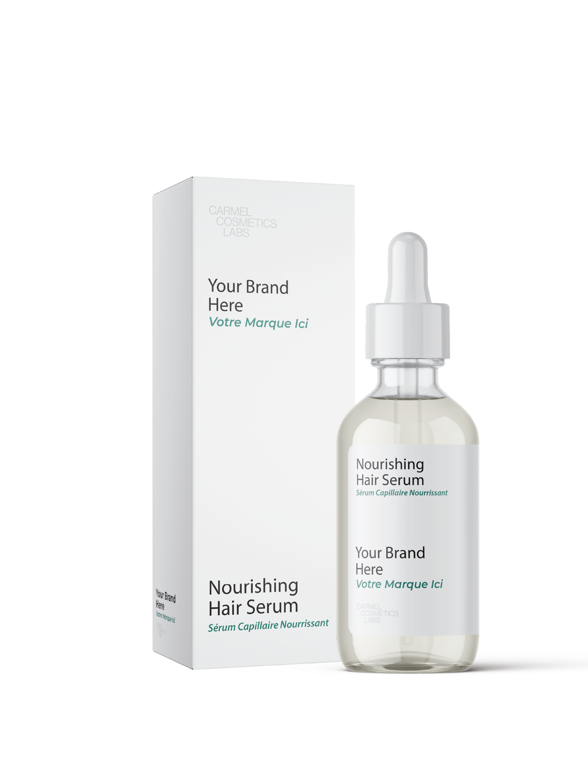 Sérum capillaire nourrissant en marque blanche