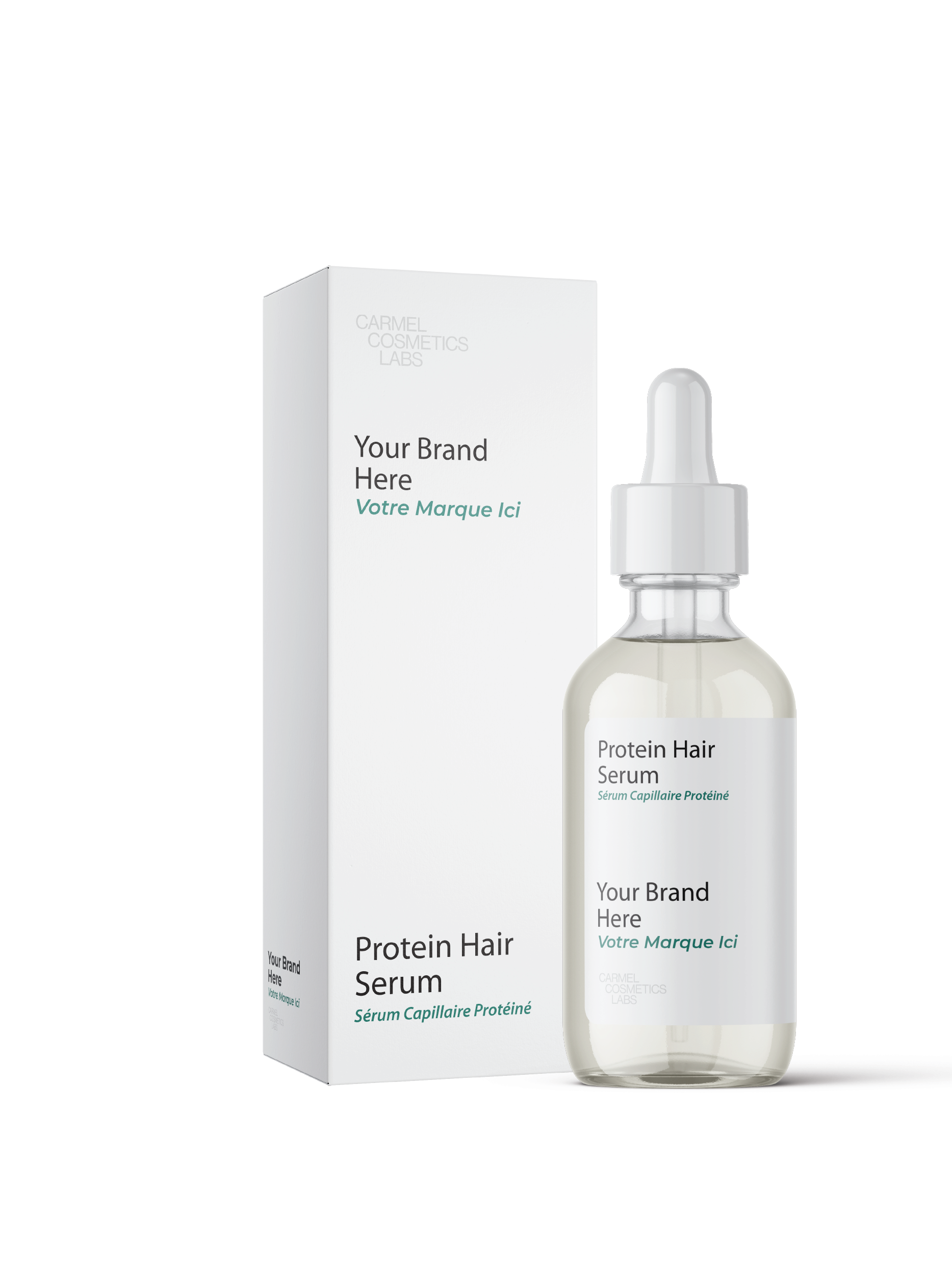 Sérum capillaire protéiné en marque blanche