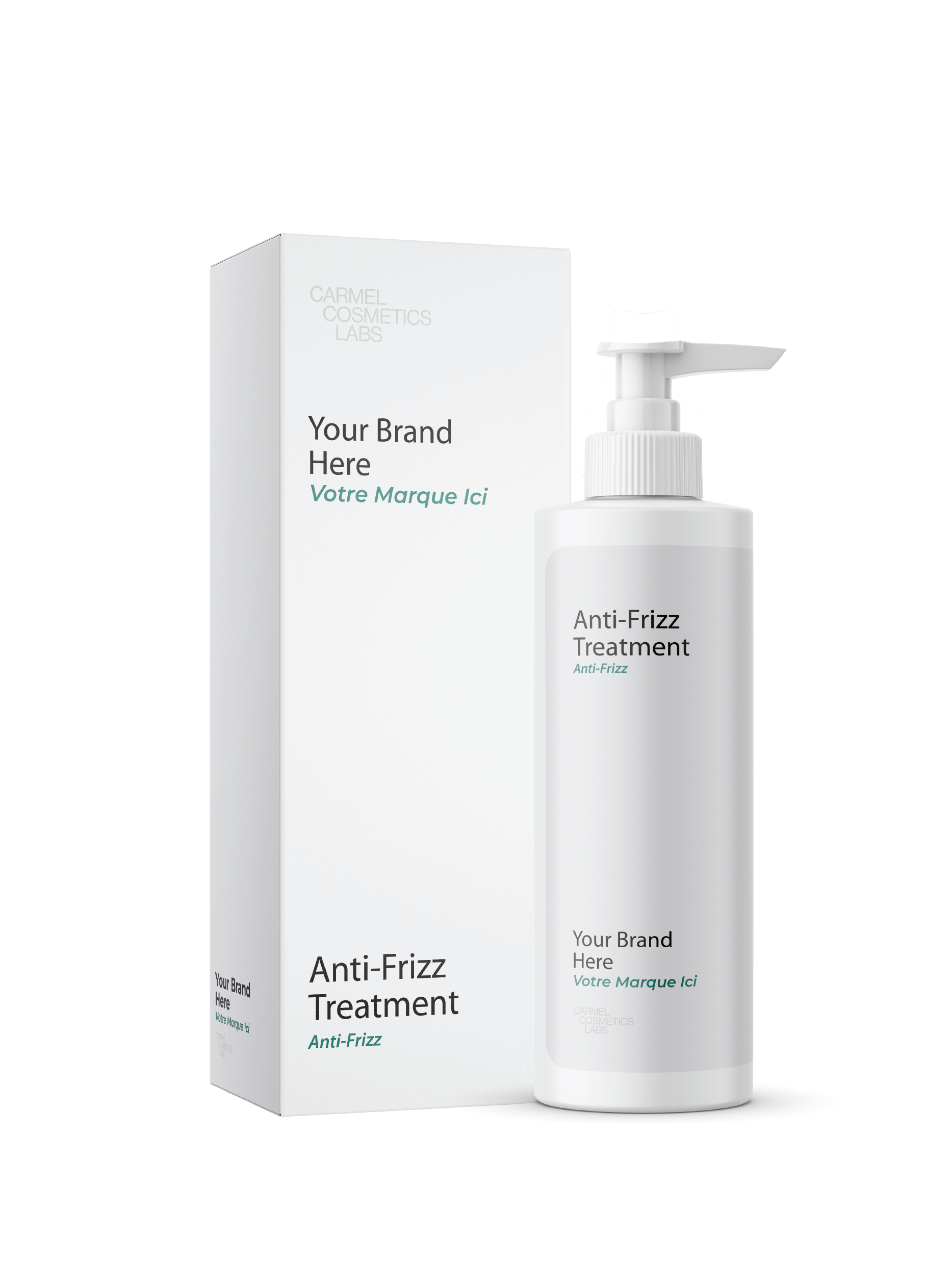 Soin anti-frizz en marque blanche