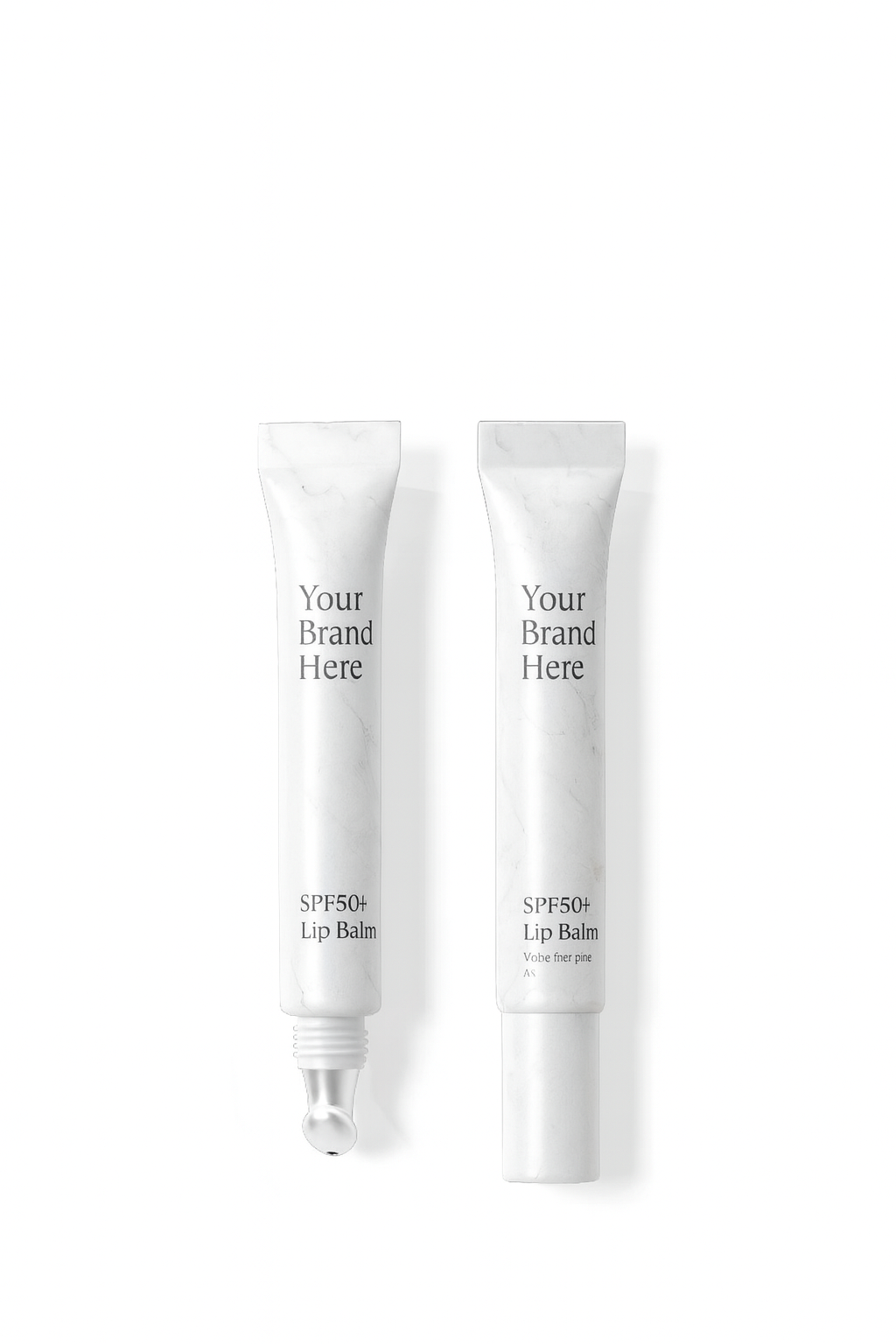 Baume à lèvres spf50 en marque blanche