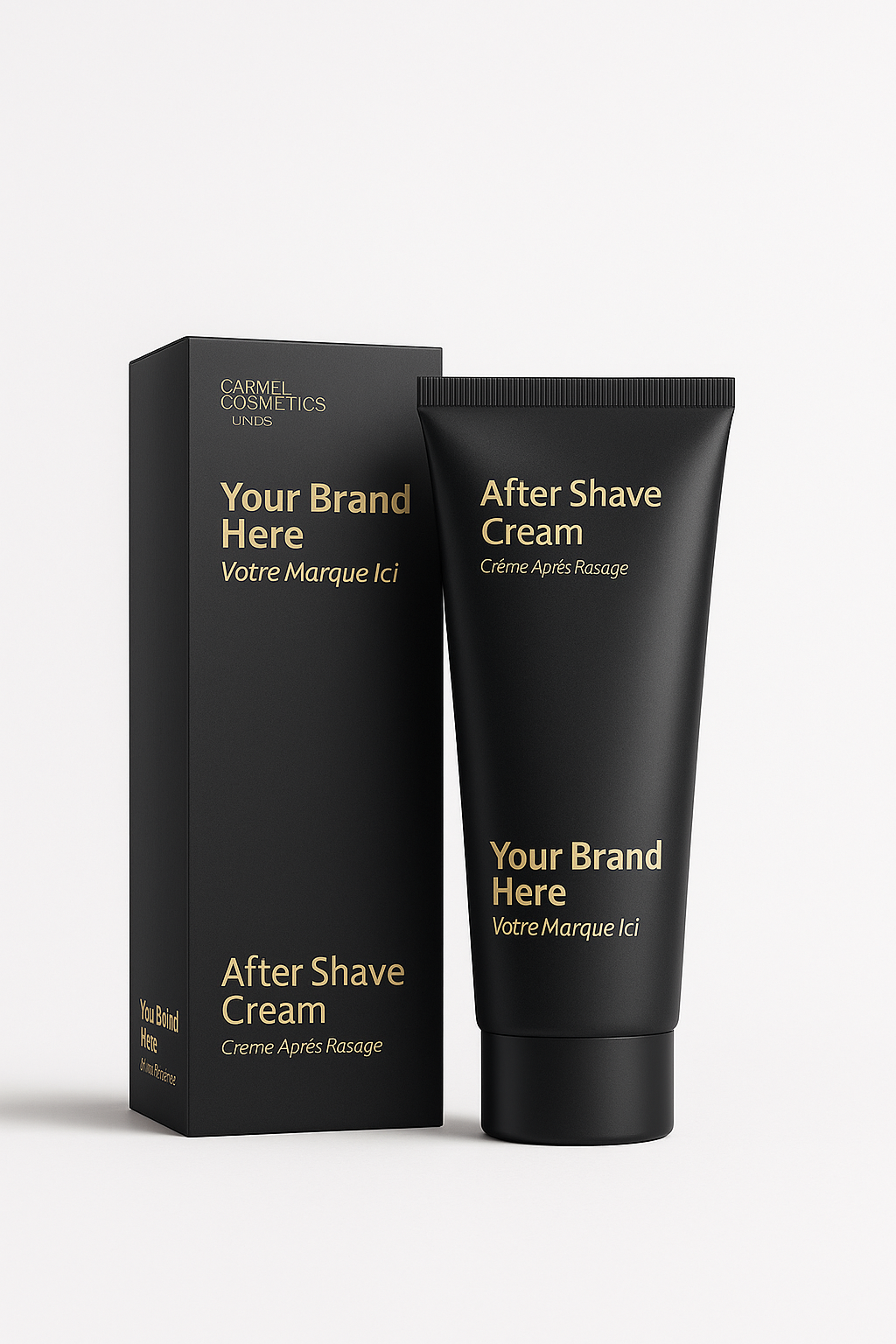 Crème après-rasage en marque blanche