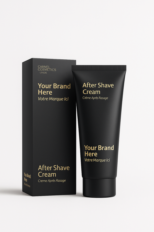 Crème après-rasage en marque blanche