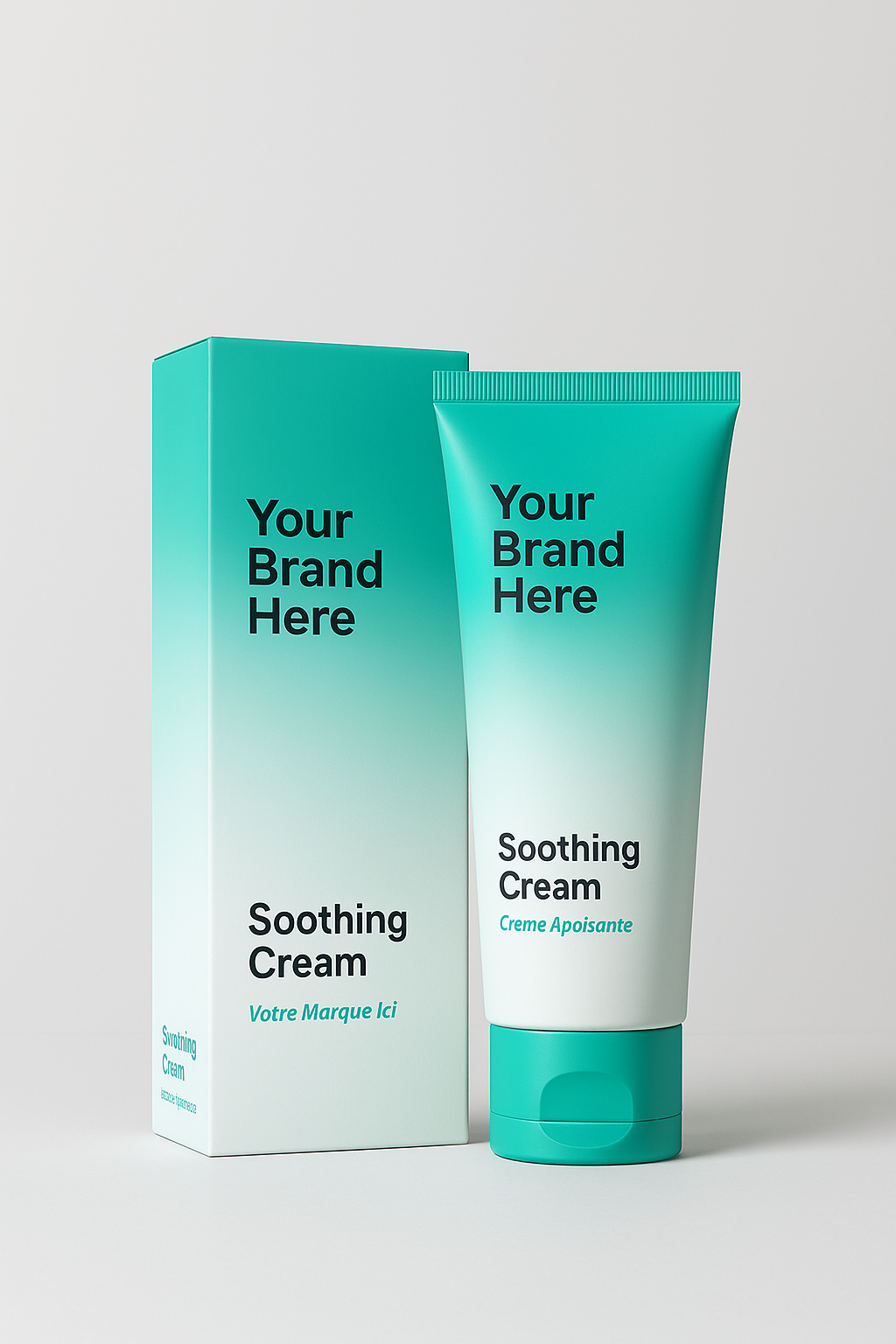 Crème apaisante en marque blanche
