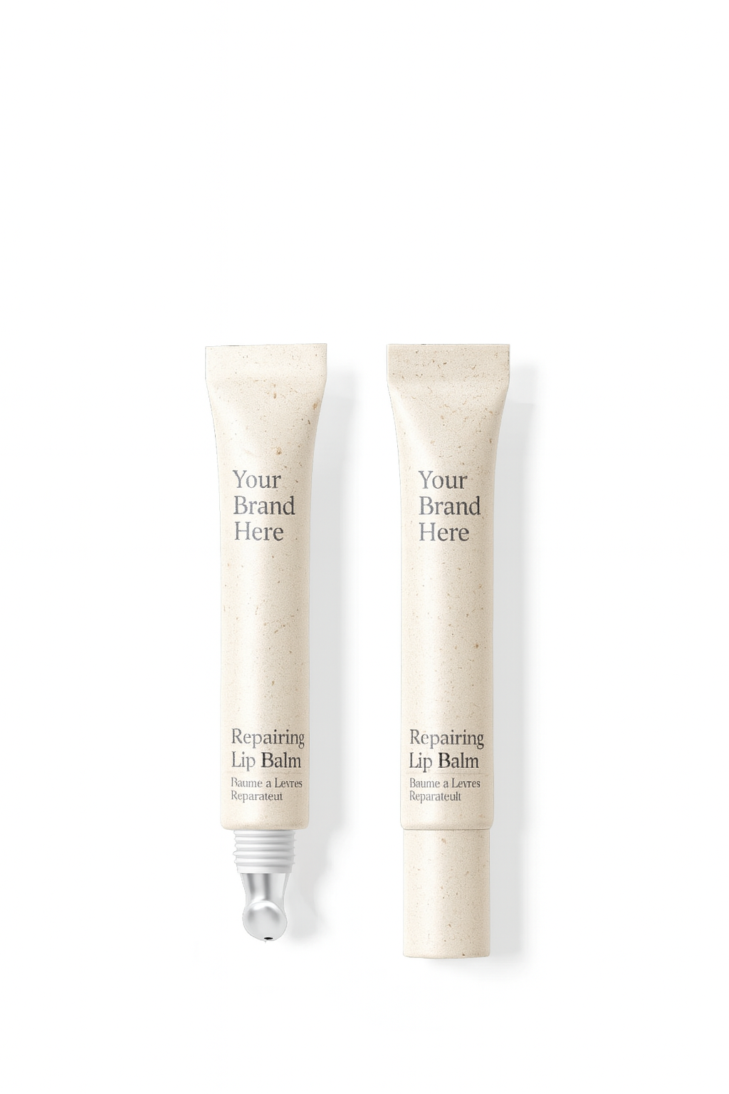 Baume à lèvres réparateur en marque blanche