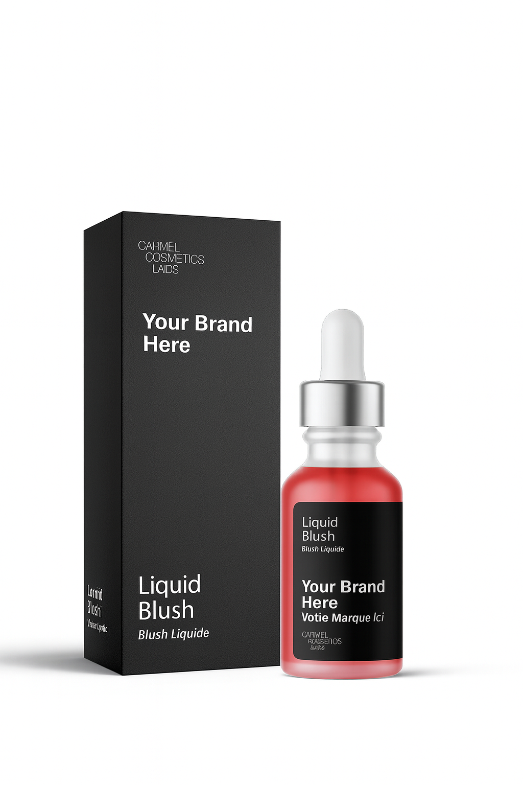 Blush liquide en marque blanche