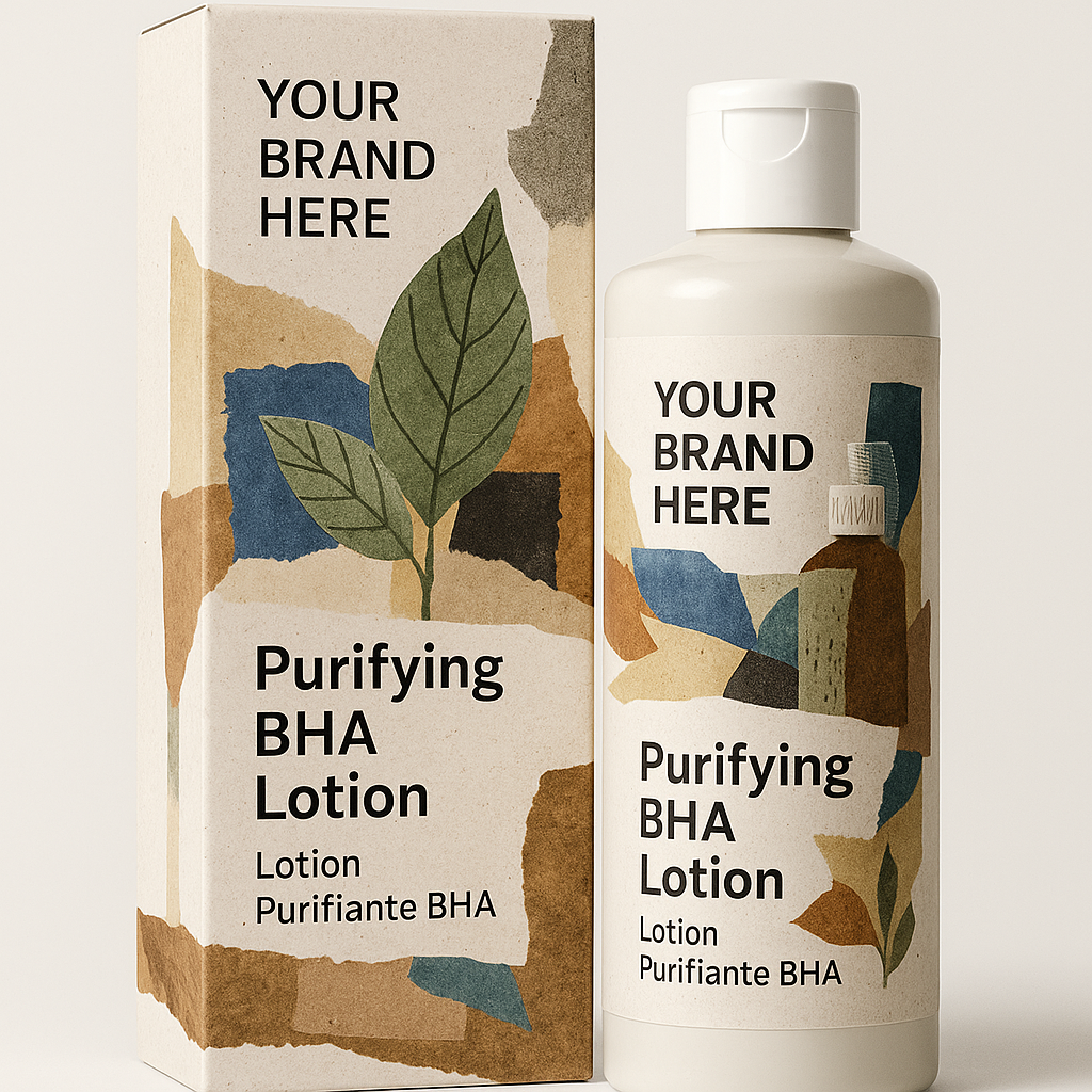 Lotion purifiante bha en marque blanche
