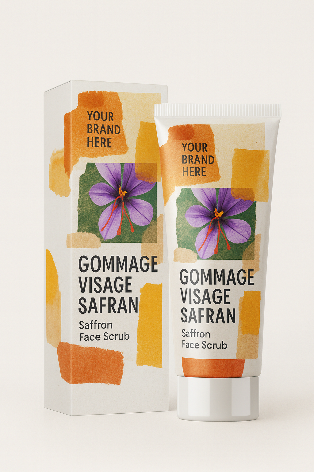 Gommage Visage Safran en marque blanche