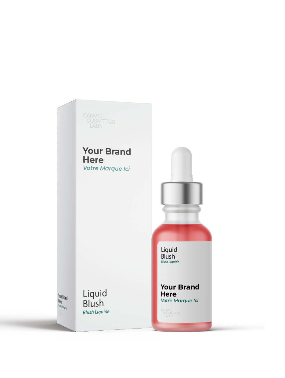 Blush liquide en marque blanche