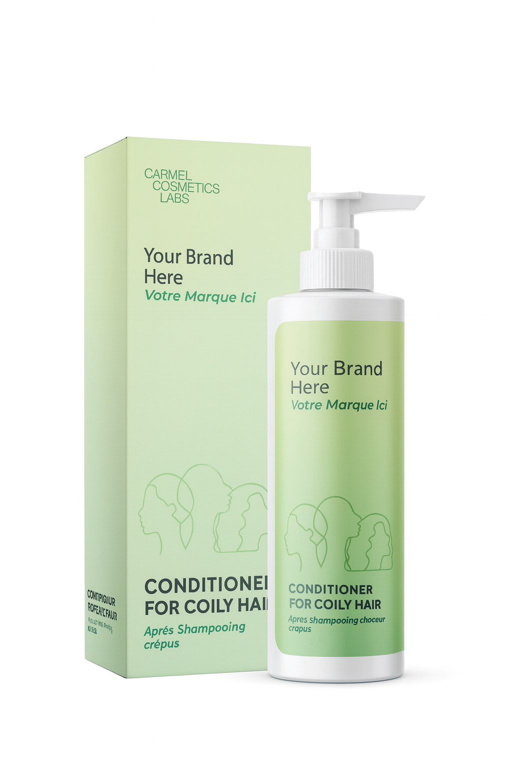 Après-shampooing cheveux crépus en marque blanche