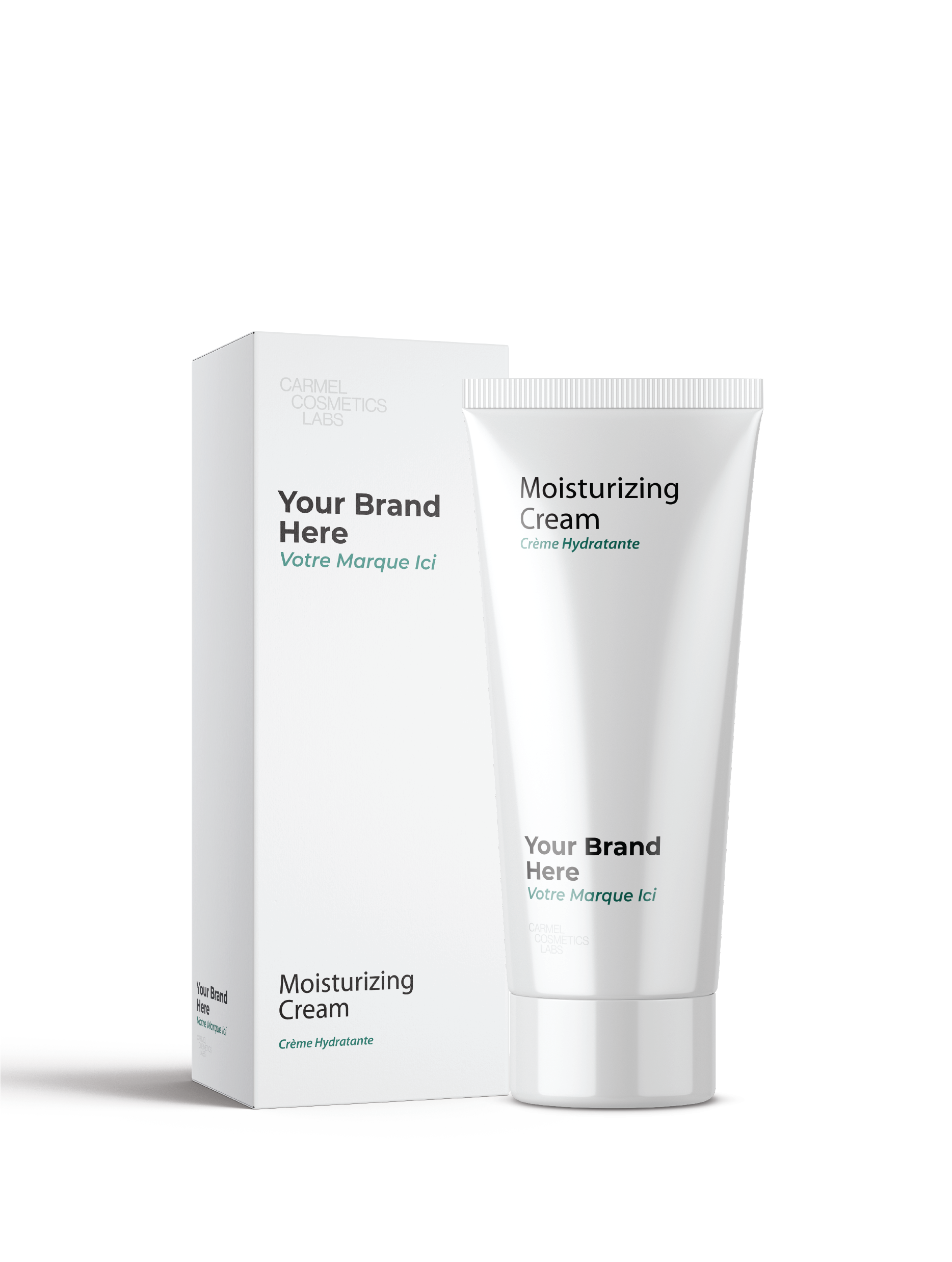 Crème hydratante en marque blanche
