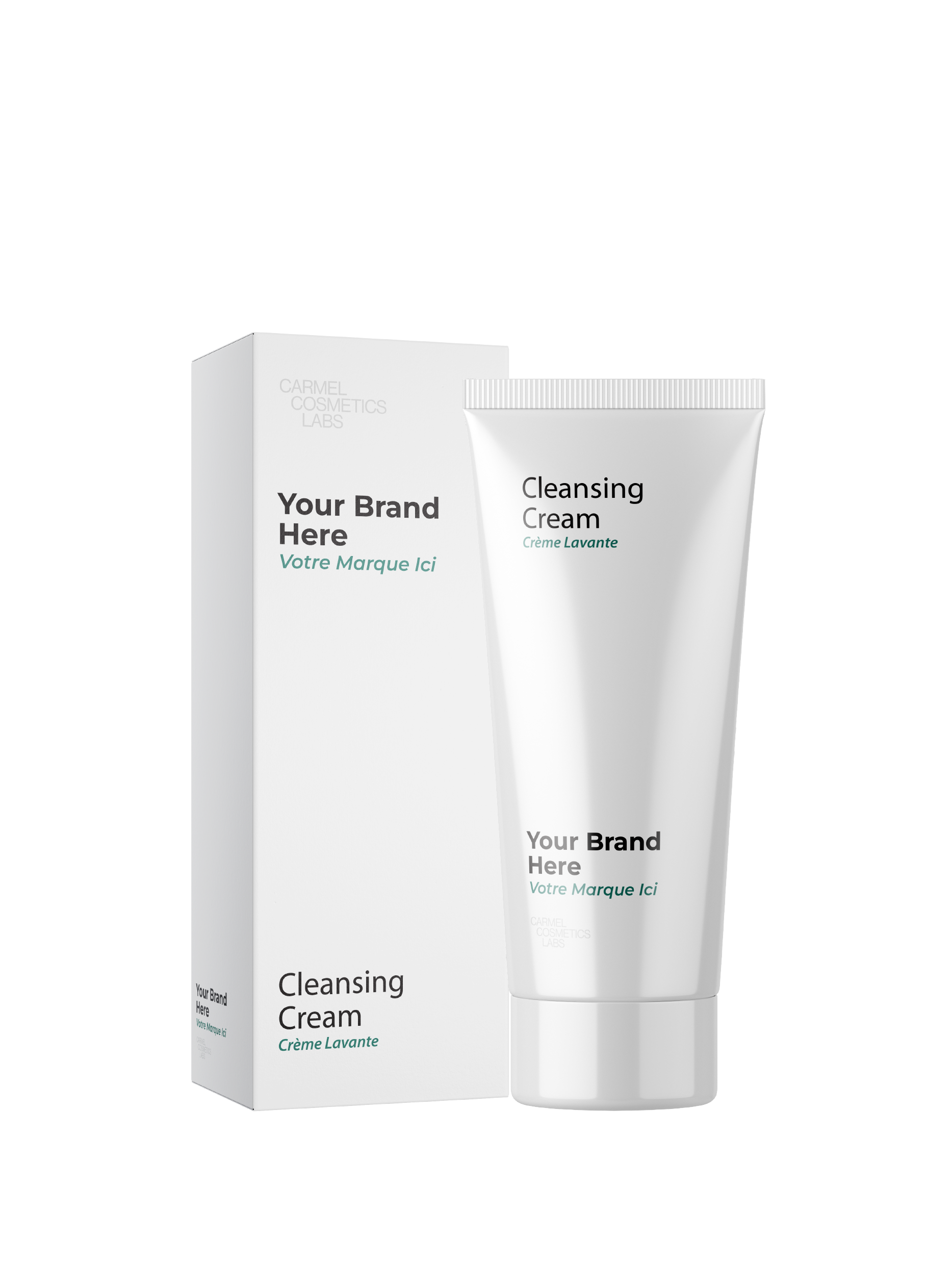 Crème lavante en marque blanche