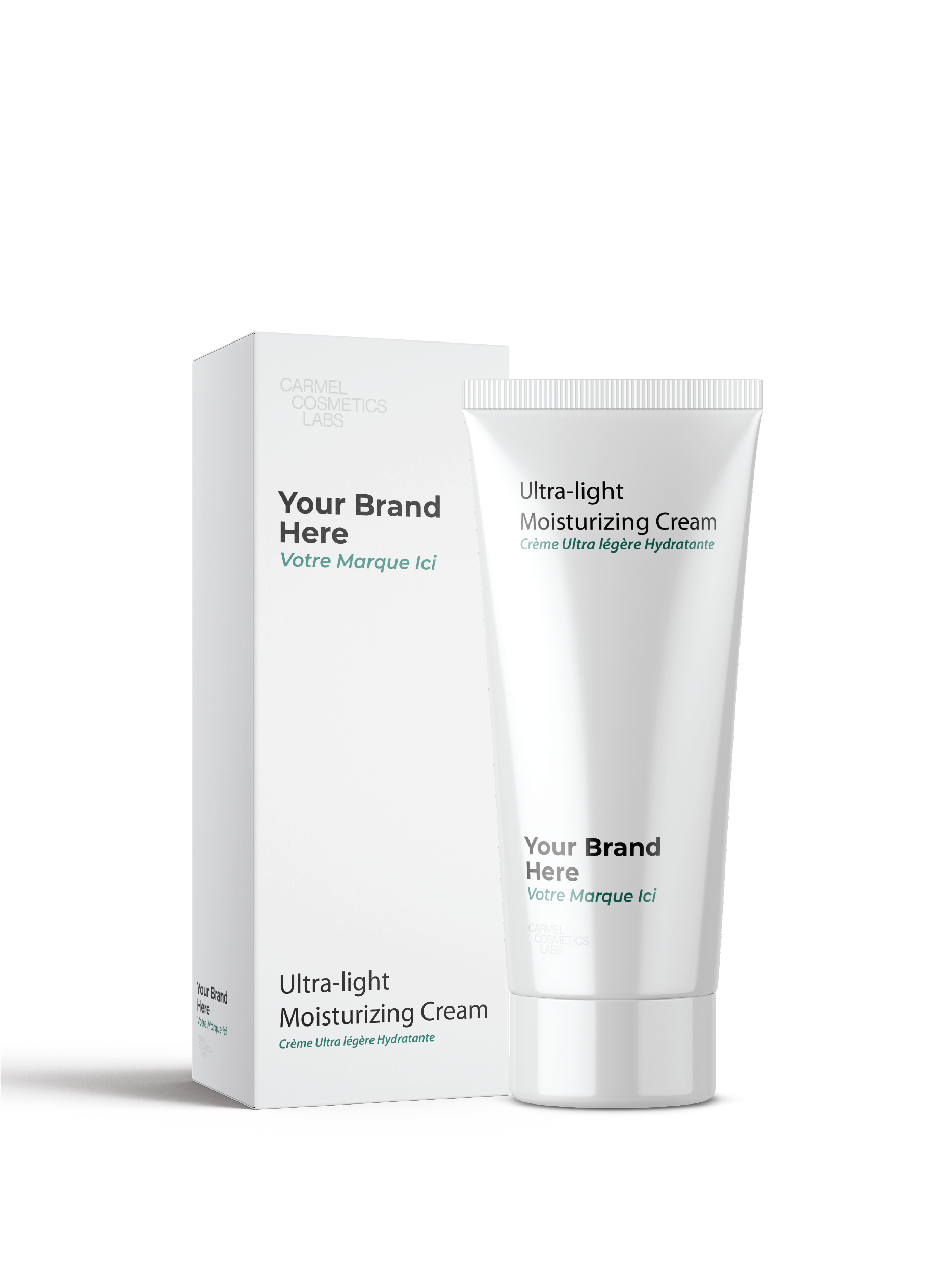 Crème ultra-légère hydratante en marque blanche