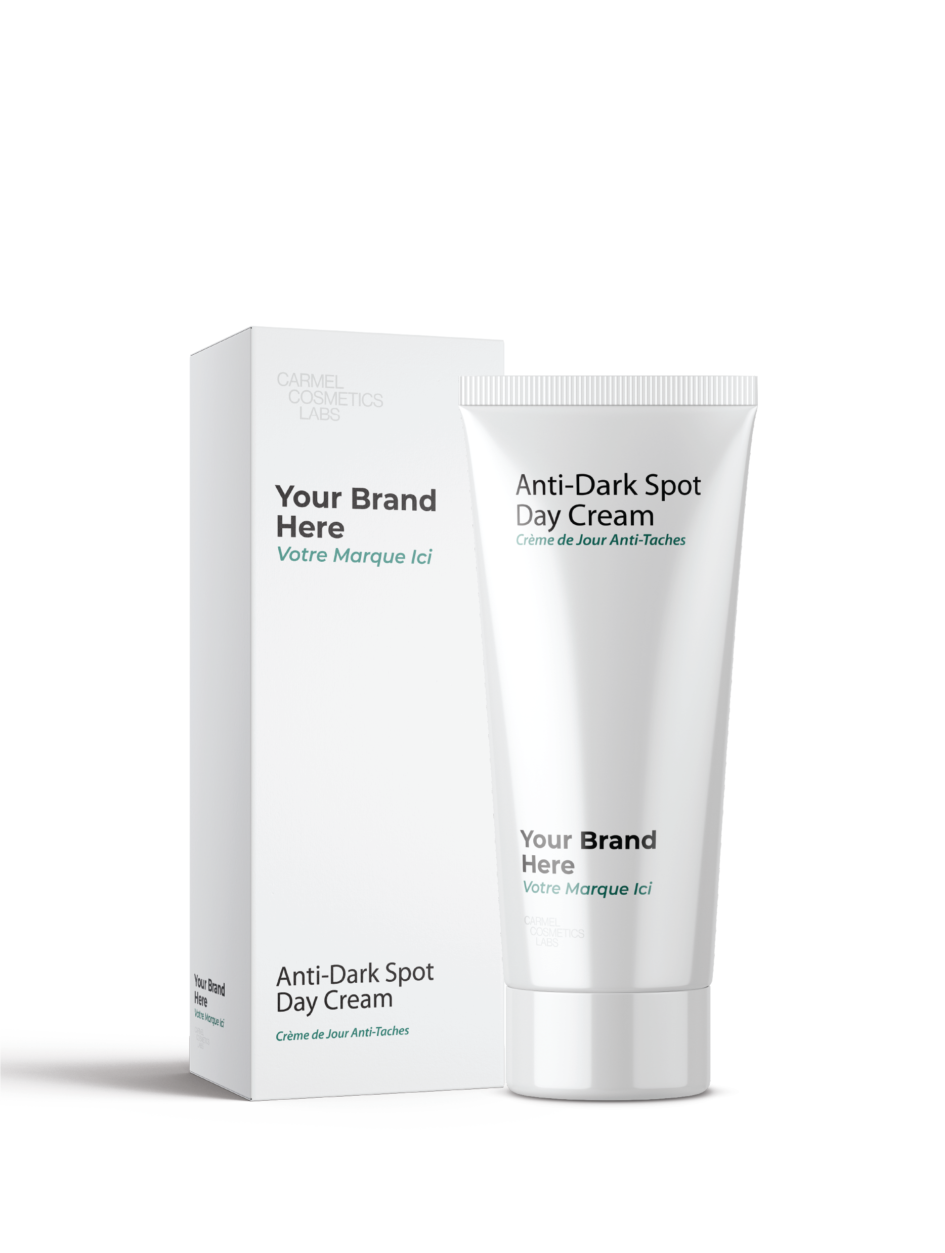 Crème de jour anti-taches en marque blanche