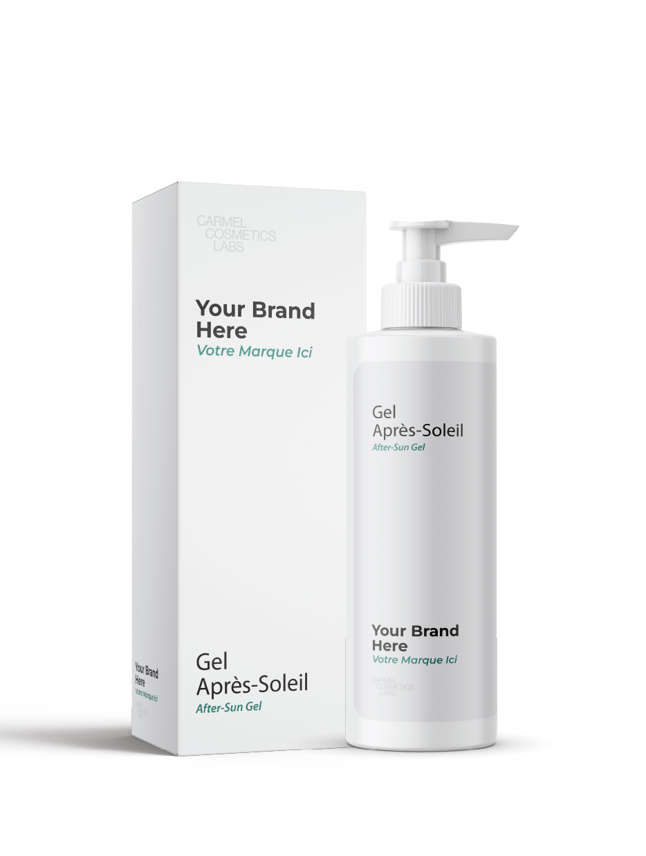 Gel après-soleil en marque blanche