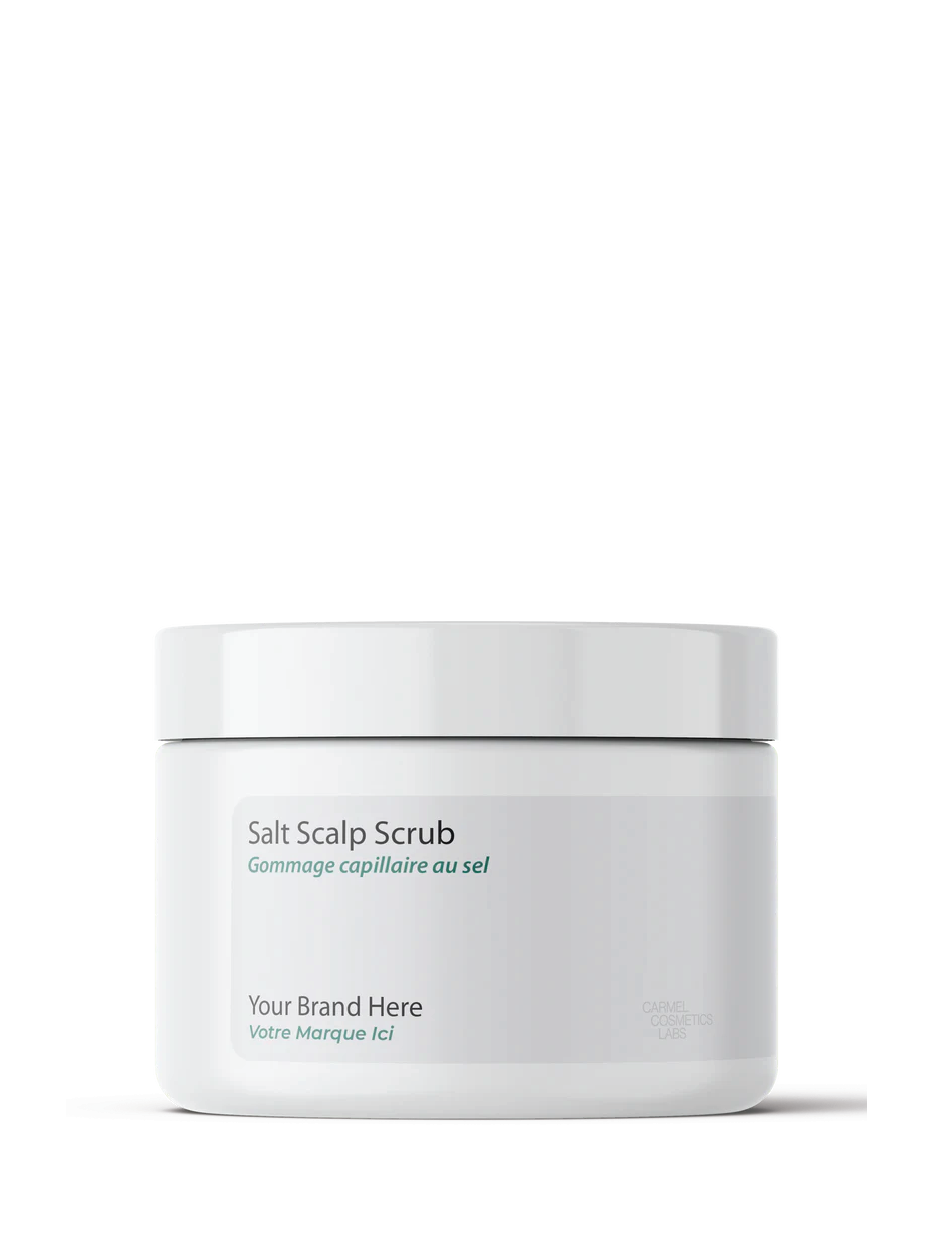 Gommage capillaire au sel en marque blanche