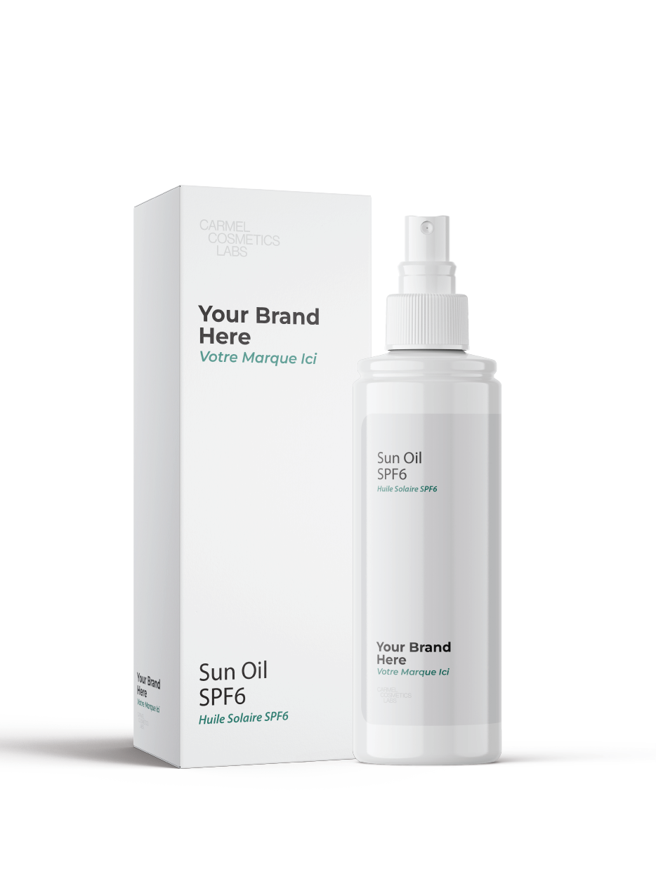 Huile de bronzage spf6 en marque banche