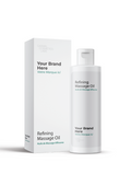 Huile de massage affinante en marque blanche