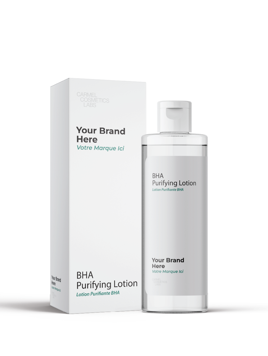 Lotion purifiante bha en marque blanche