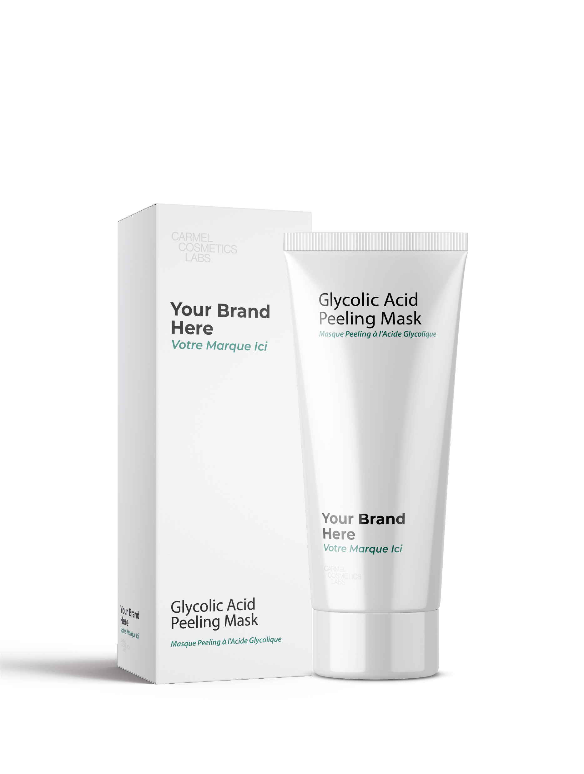Masque Peeling à l'Acide Glycolique en marque blanche