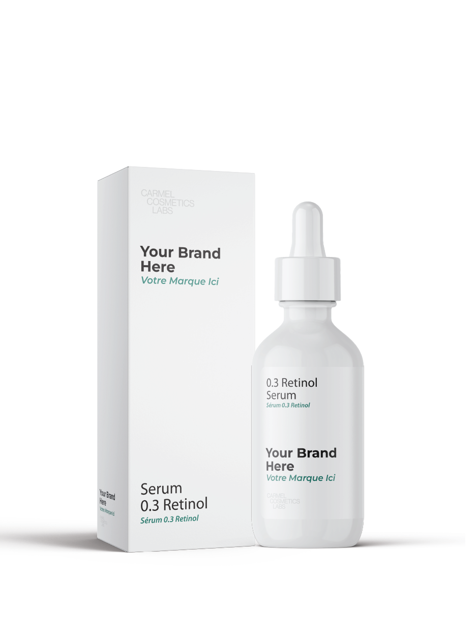 Sérum 0.3 Rétinol en marque blanche
