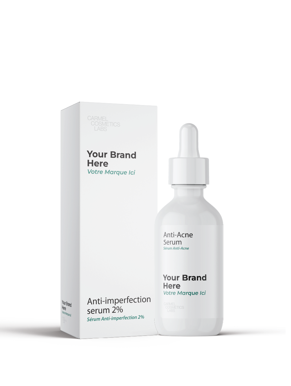 Sérum anti-acne en marque blanche