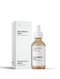 Sérum teinté spf30 en marque blanche