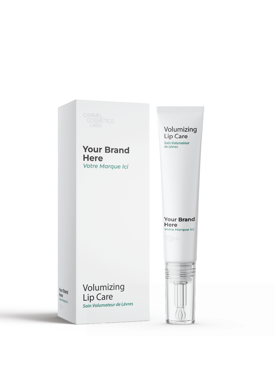 Soin volumateur de lèvres en marque blanche