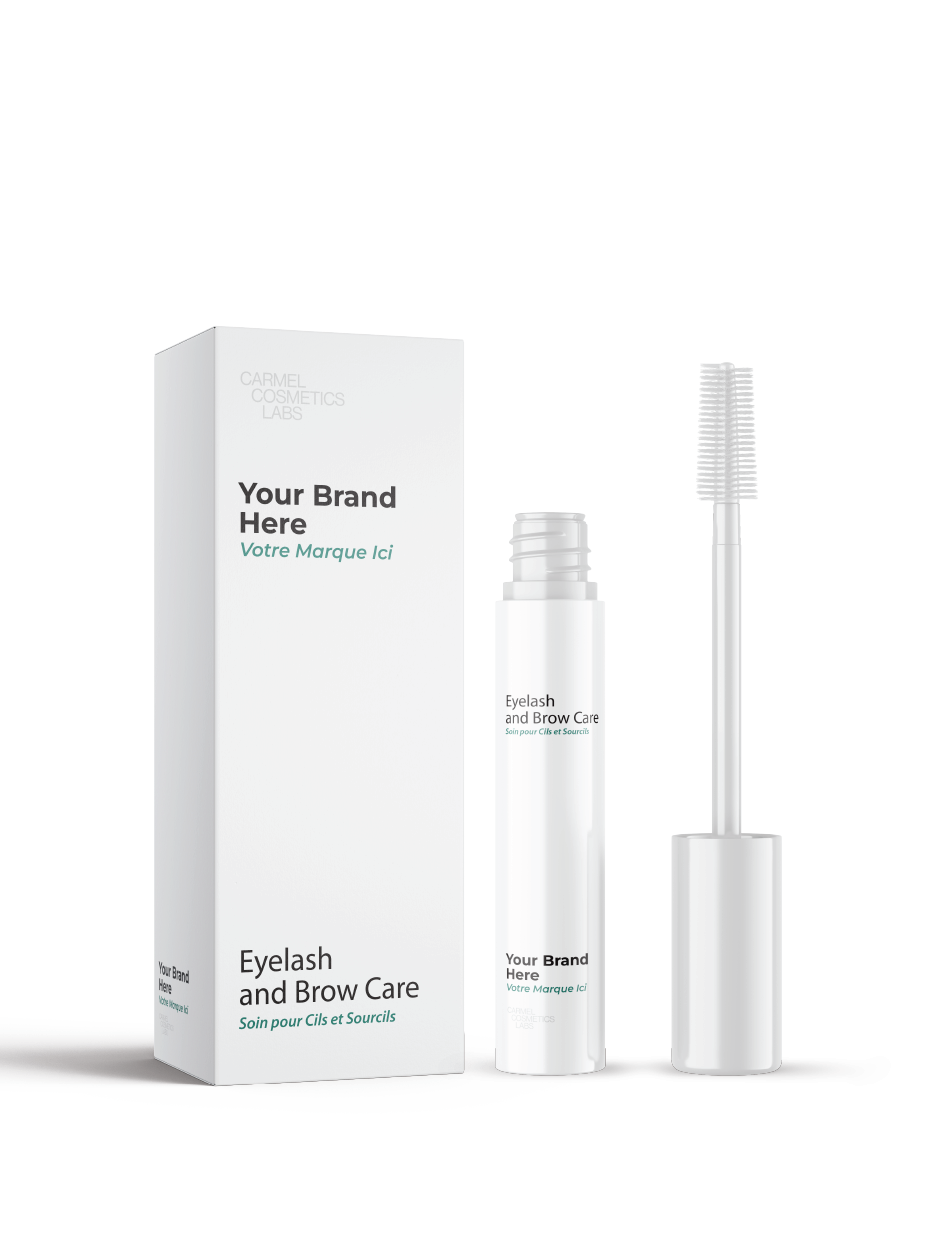 Soin pour cils et sourcils en marque blanche