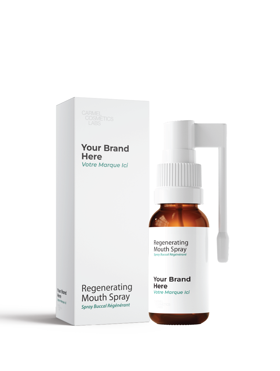 Spray buccal régénérant en marque blanche